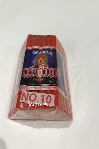 Candle #10 RED 4“x51pc* 