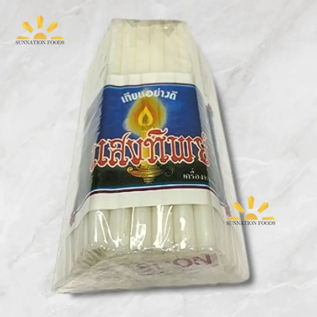 Candle #10 WHITE 100x(4”x51pc)