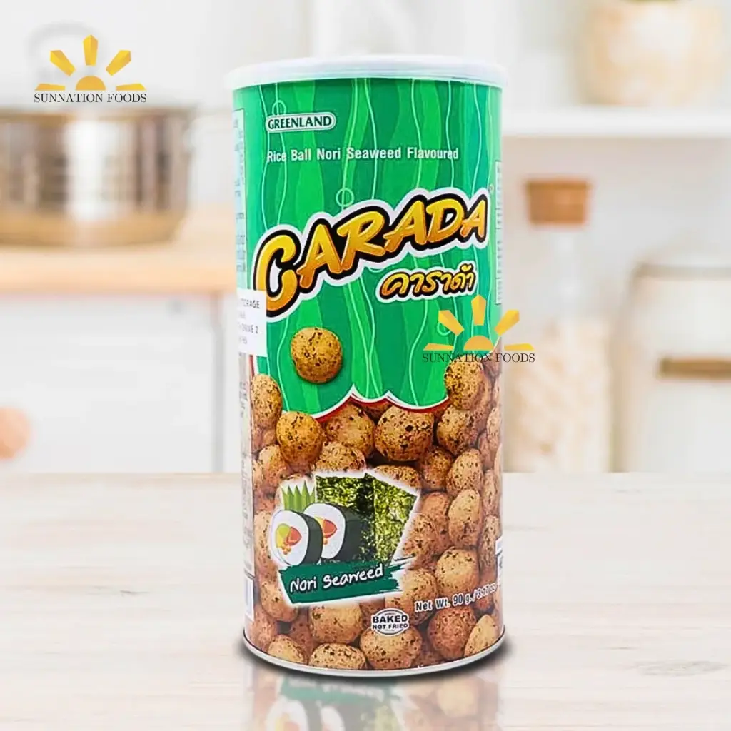 Carada Rice Ball NORI SEAWEED In Can (Green) 20x90g