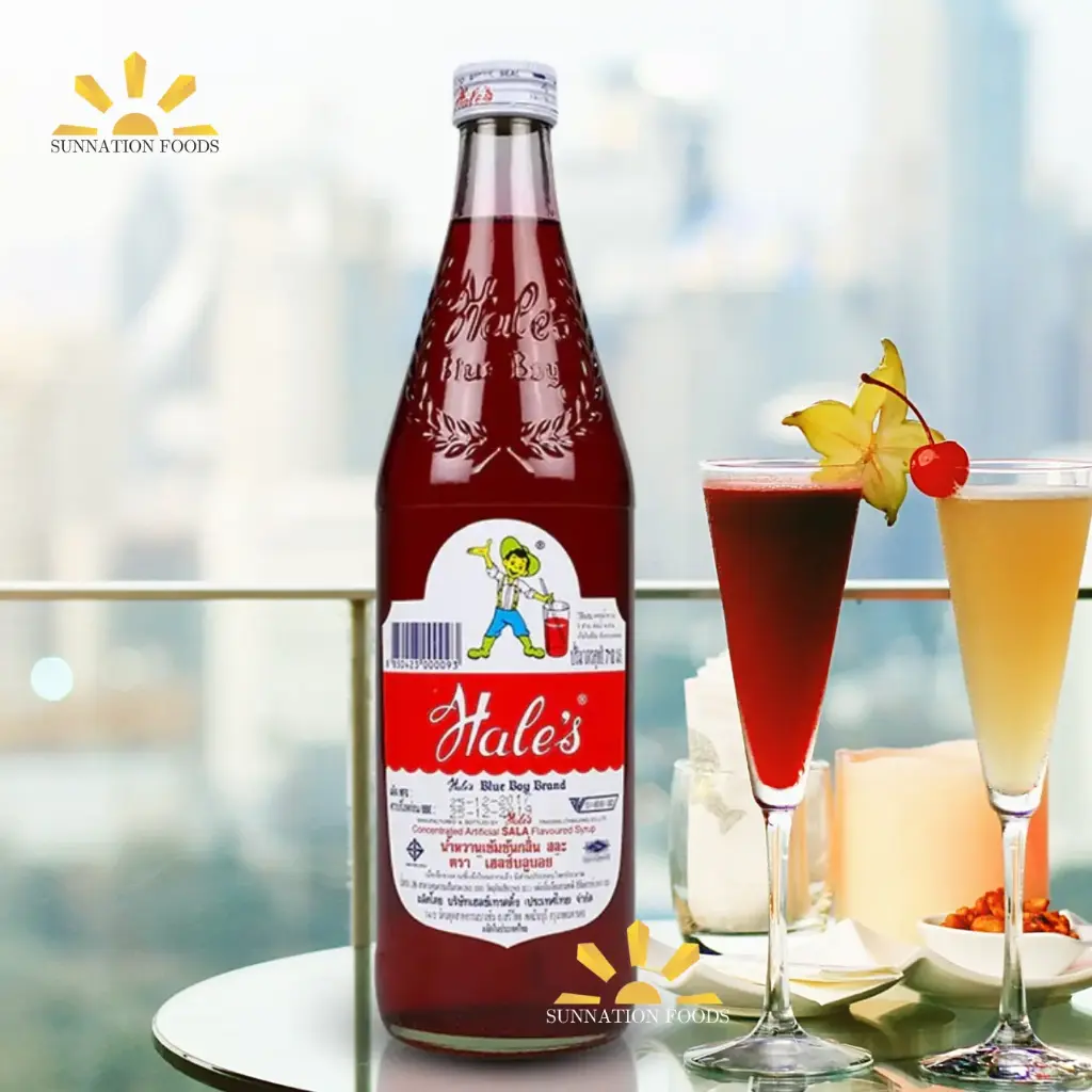 Hale's Blue Boy Sala Syrup (Red) (Concentrated Artificial) 12x700ml