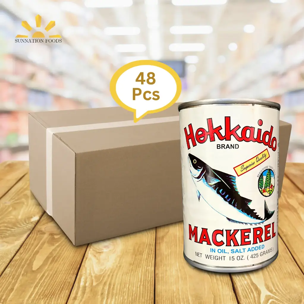 Hokkaido Mackerel In OIL 48x425g