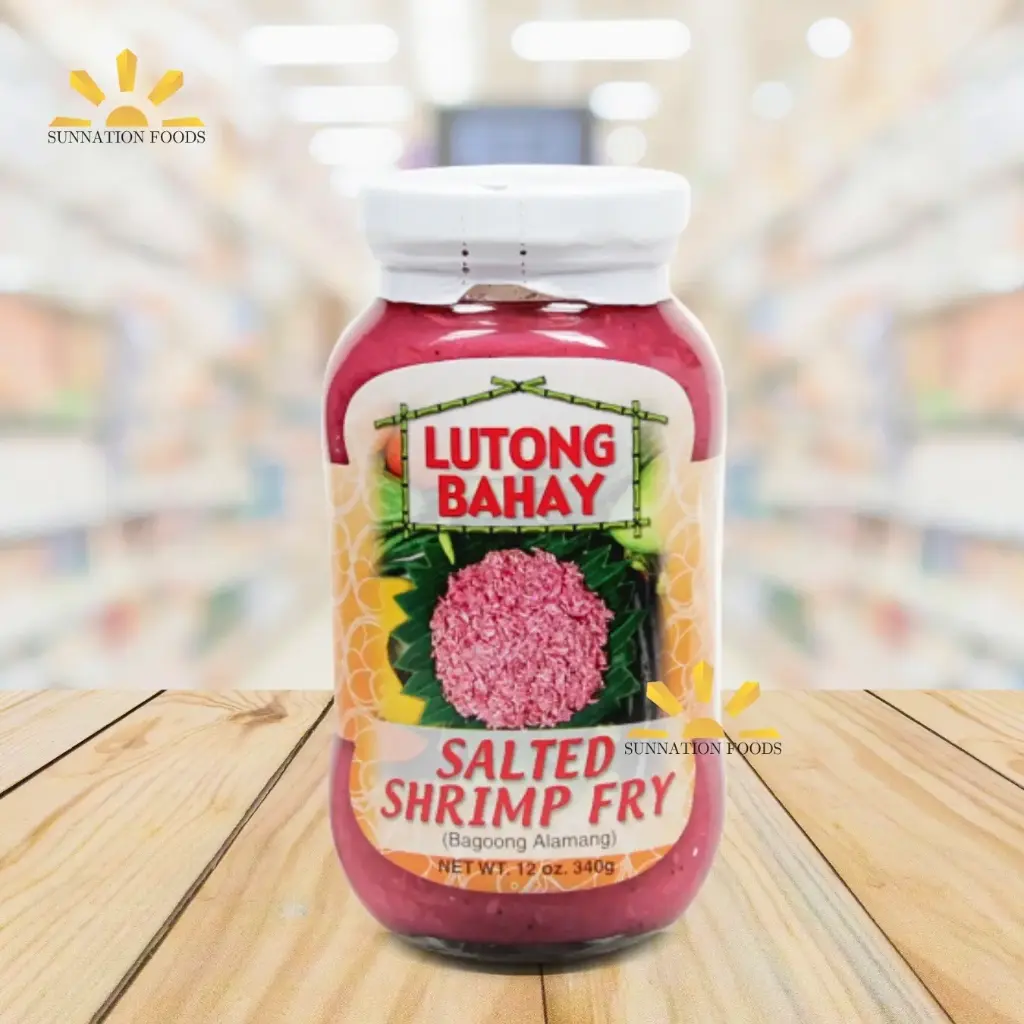 Lutong Bahay SALTED SHRIMP Fry (Bagoong Alamang) 24x340g