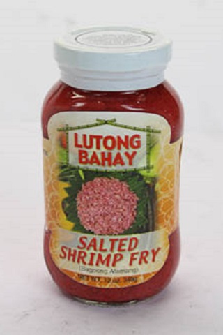 Lutong Bahay SALTED SHRIMP Fry (Bagoong Alamang) 24x350g
