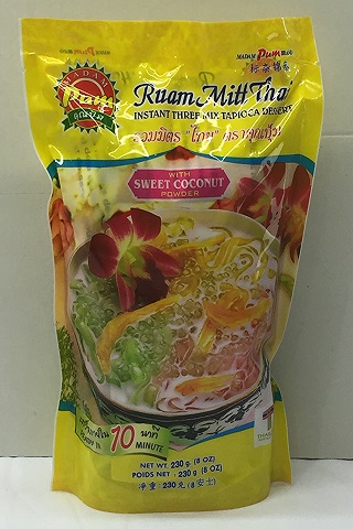 M Pum Instant 3 Mix TAPIOCA DESSERT (Ruam Mitt Thai) 230g*