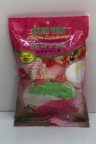 M Pum SALIM Thai (Instant Tapioca w. Sweet Coconut Powder) 100g**