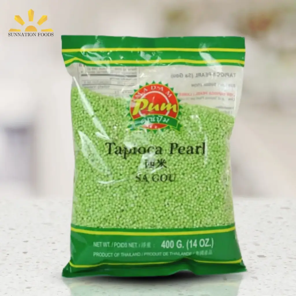 M Pum Tapioca Pearl S/GREEN 10x400g (Inner)