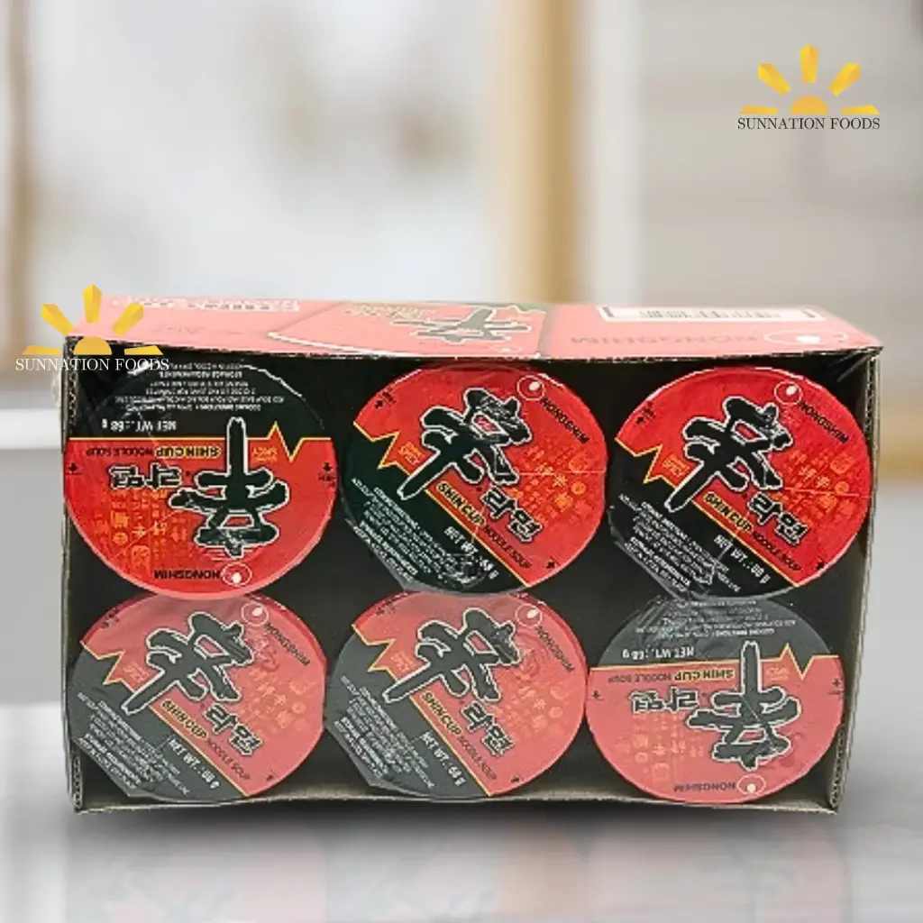 NS SHIN CUP Noodles 6x68g