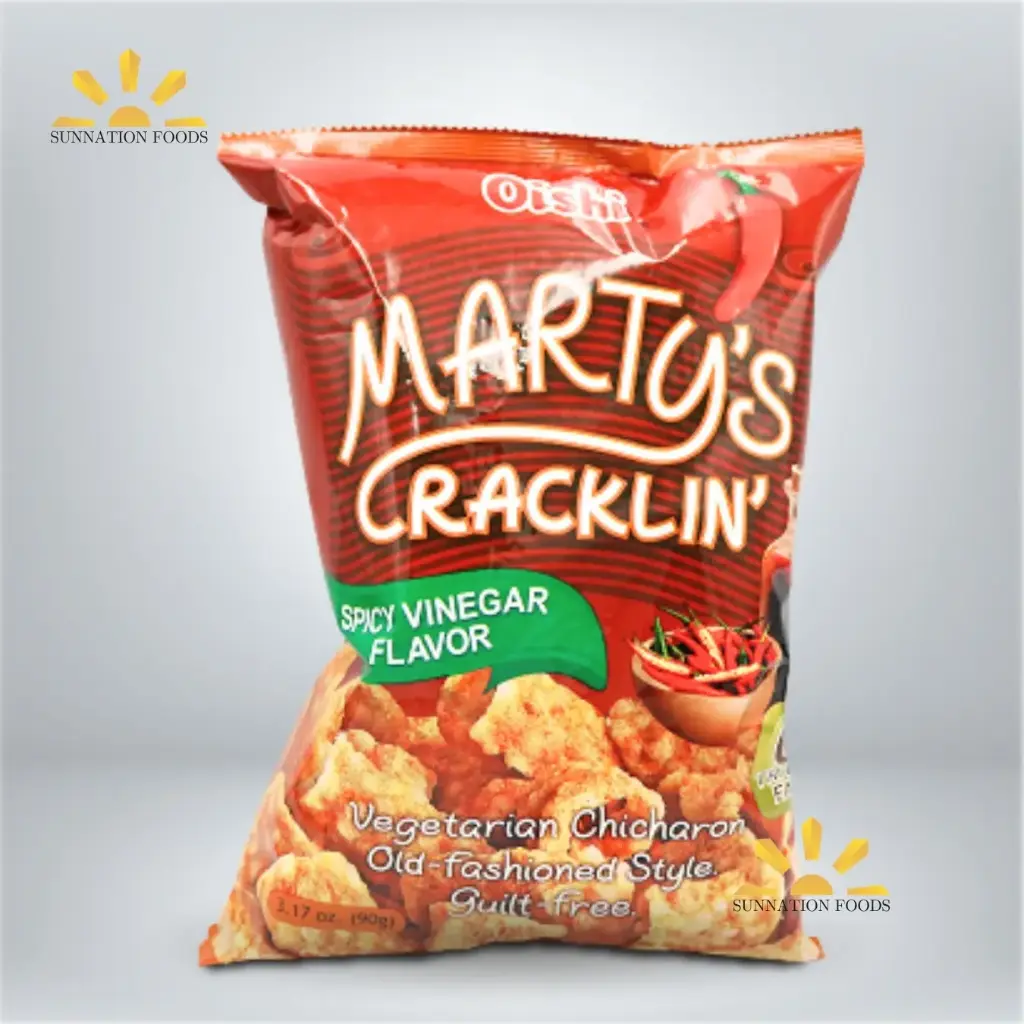 Oishi Marty's Crackling SPICY VINEGAR 30x90g