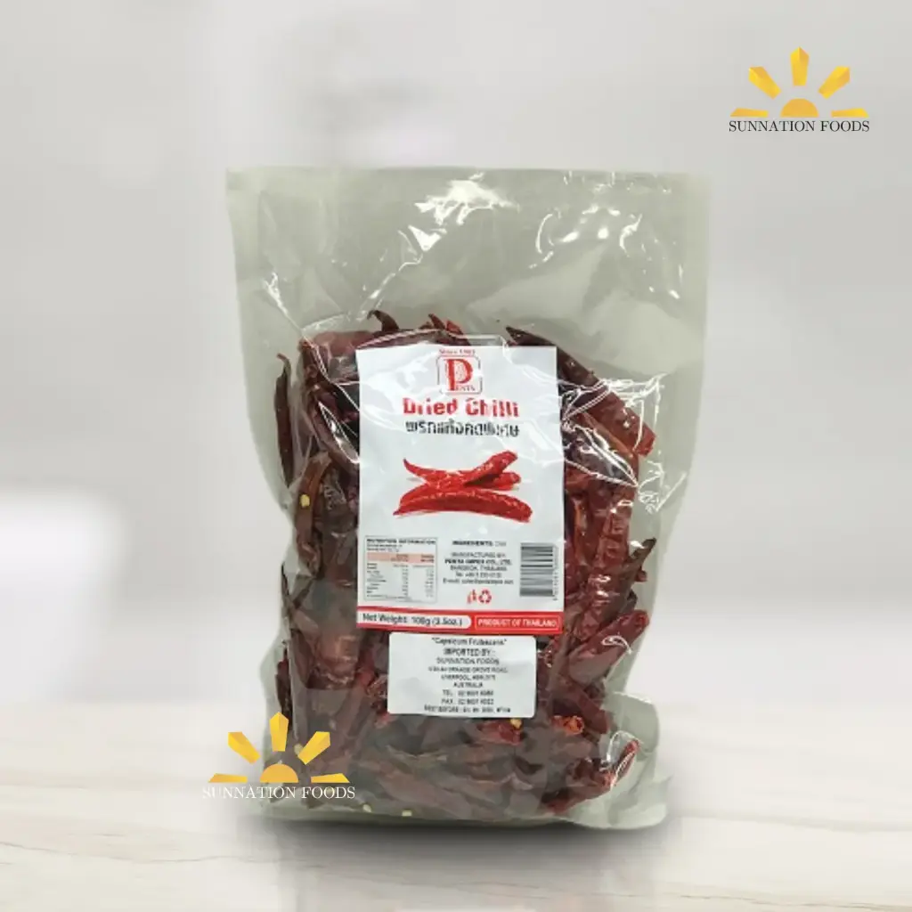 Penta DRIED CHILLI W/O STEM S" 100x100g