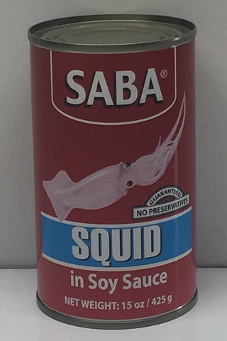 Saba Squid in SOY SAUCE 12x425g (Inner)