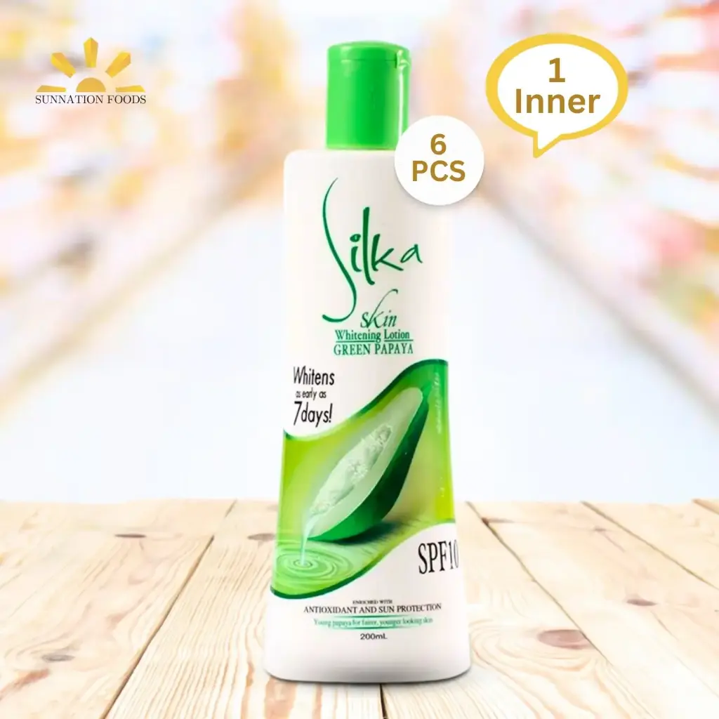 Silka Papaya LOTION (Grn) 6x200ml (Inner)