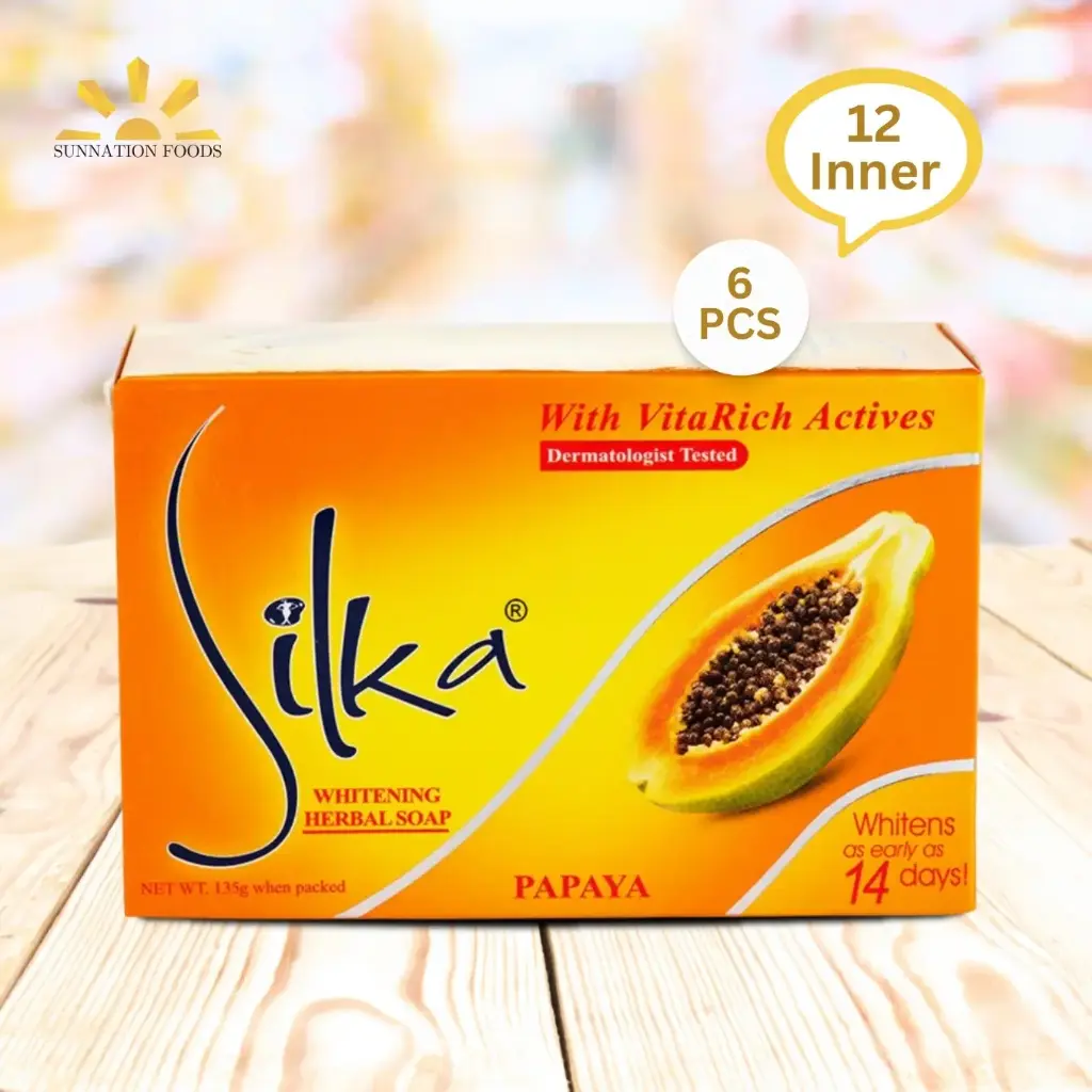 Silka Papaya SOAP (Orange) 72X135g