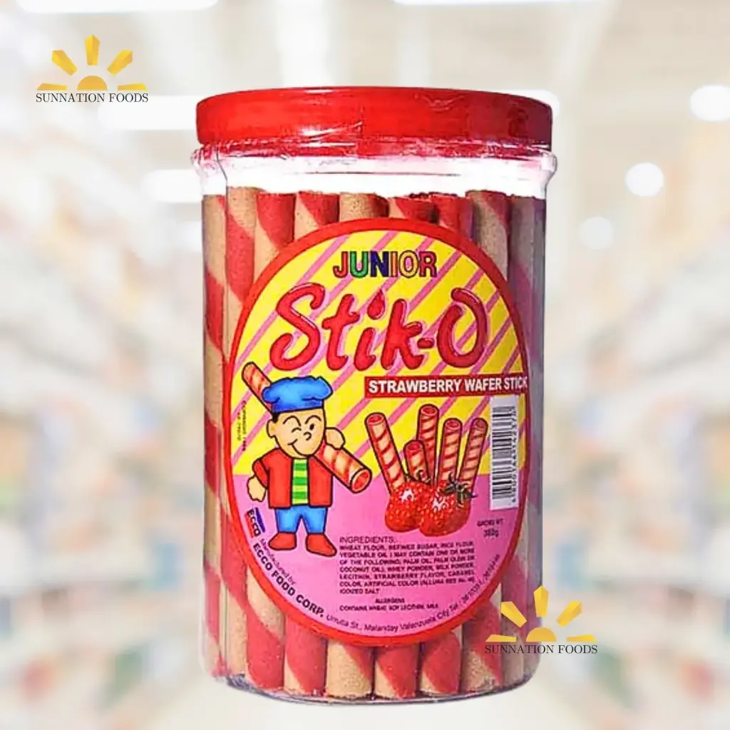 Stik-O Wafer Stick - STRAWBERRY 12x380g