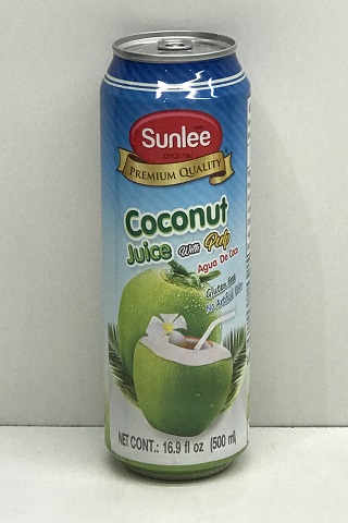 Sunlee COCONUT Juice w. Pulp 24x500ml