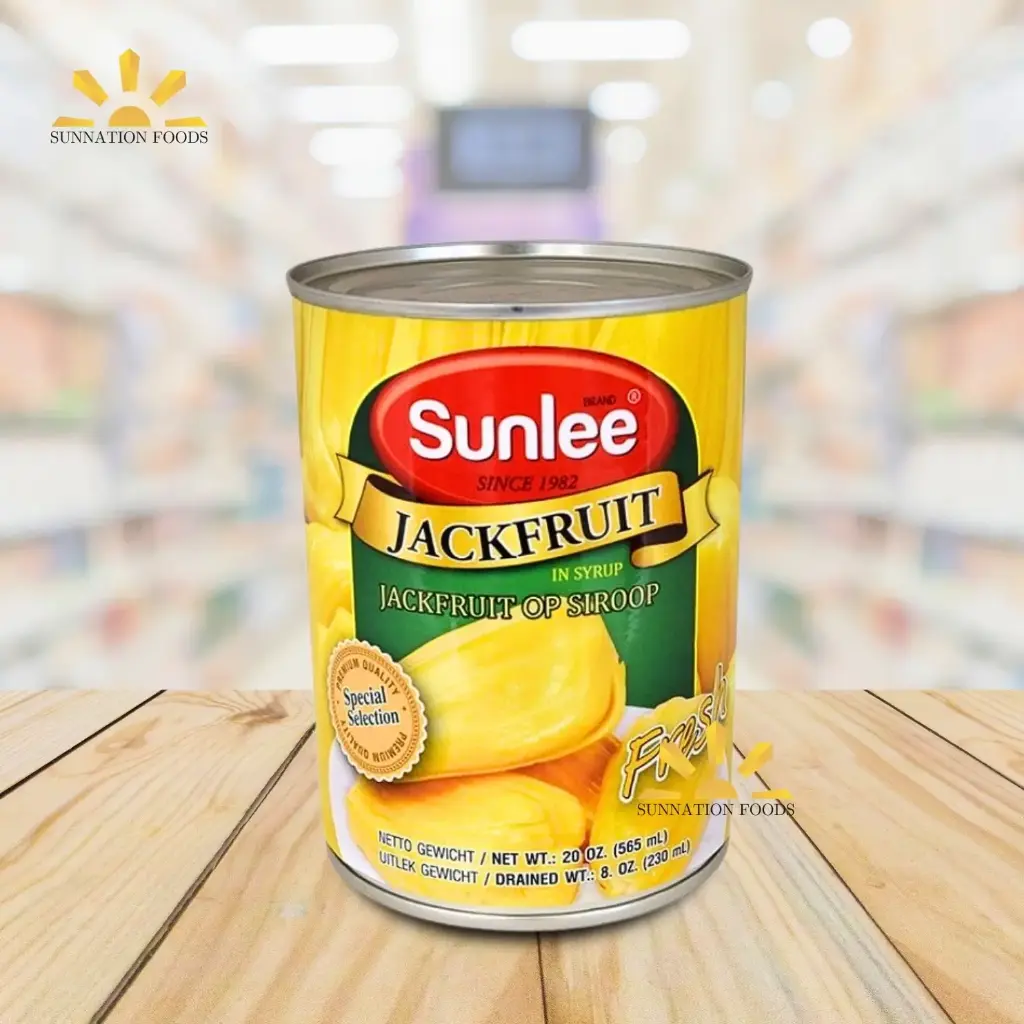 Sunlee YELLOW Jackfruit In Syrup 24x565g