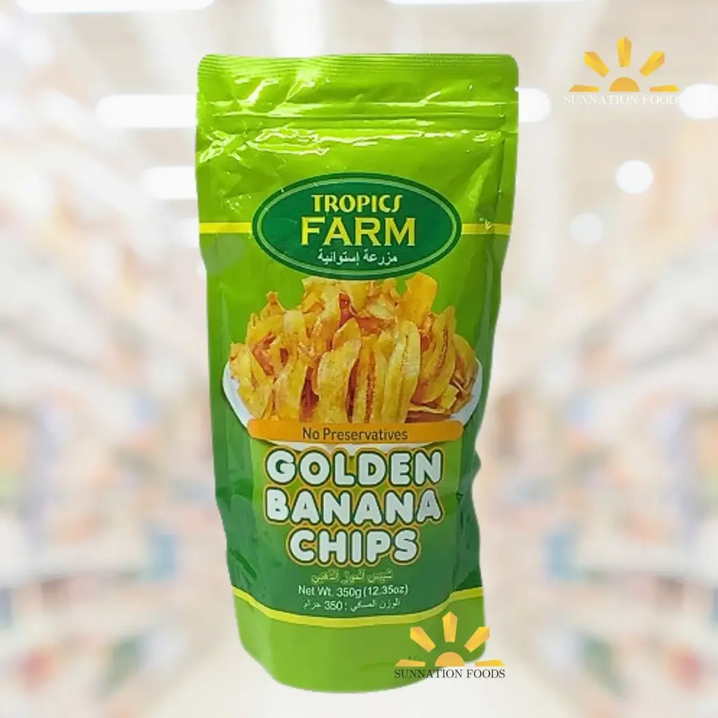 Tropics Farm Golden Banana Chip 25x350g