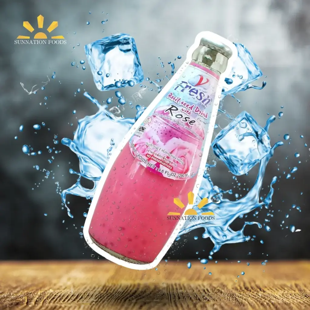 V-Fresh ROSE/Basil Seed 24x290ml