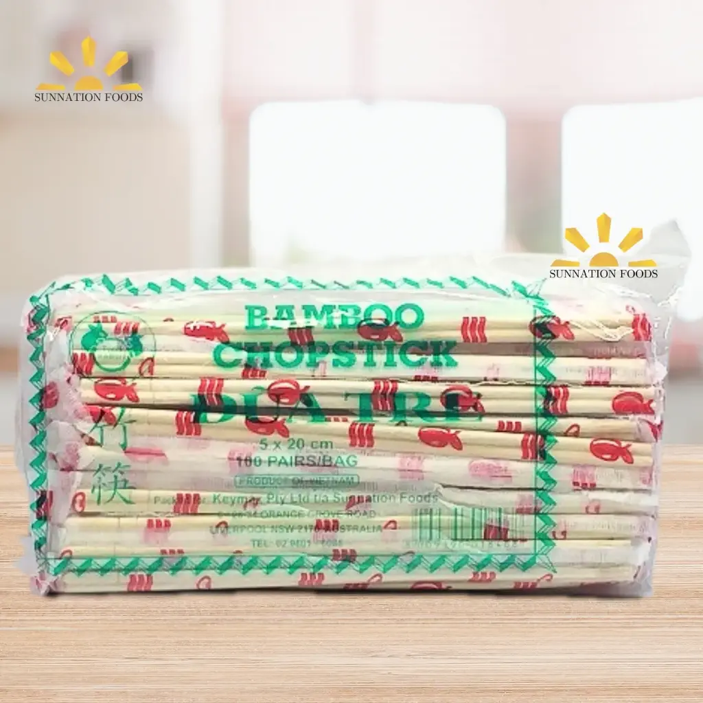 VN Bamboo CHOPSTICK (5mmx20cm) CLR 100prsx20pks