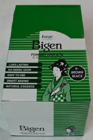 Bigen Hair Dye Powder BROWN BLACK (B) 12x12's