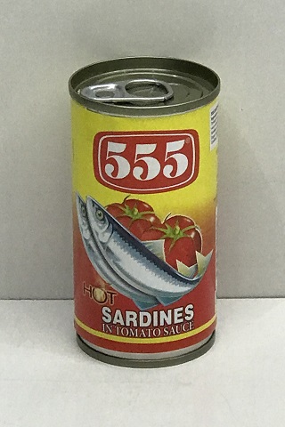 555 Sardines in TOMATO SC HOT 10x155g (inner)
