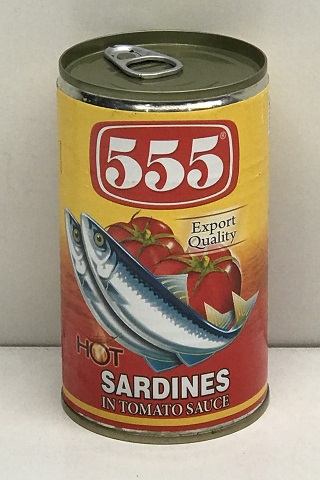 555 Sardines in TOMATO SC HOT 12x425g (inner)