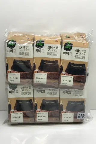 Korean Seaweed Snack Pack 10x(12x4g)