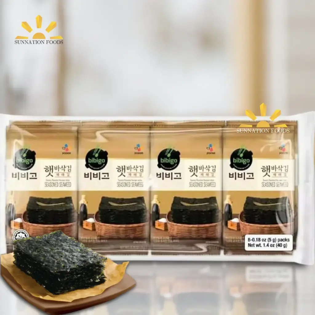 Korean Savory Roasted Seasoned Seaweed 9x8x5g