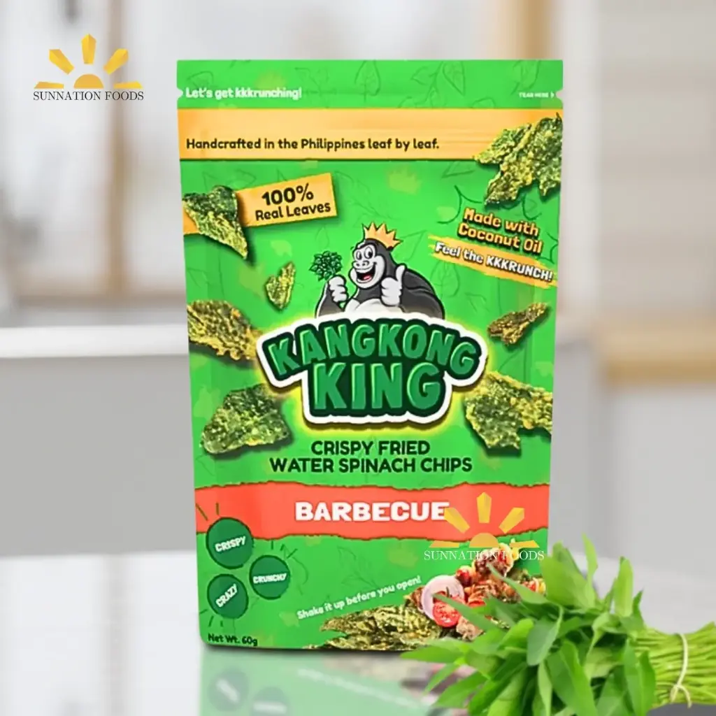 Kangkong King Chips BBQ 24x60g 