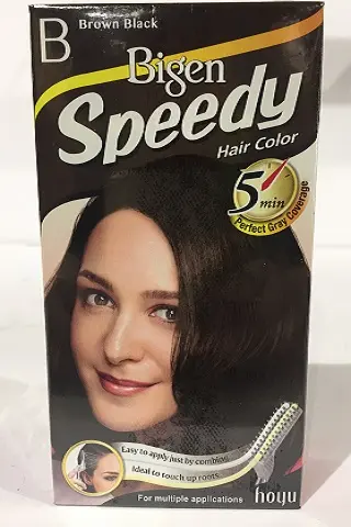 [3413] Bigen Hair Dye SPEEDY BROWN BLACK (B) 4x(6x40g)