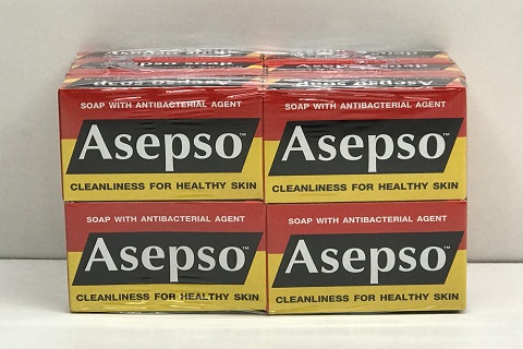 [4335] Asepso Soap W/Antibacterial Agent 12x80g (Inner)