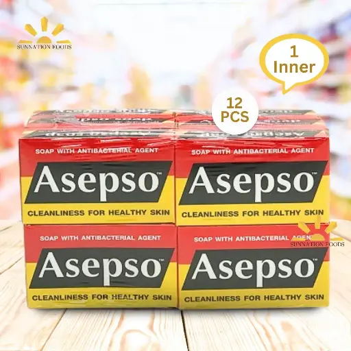 [4335] Asepso Soap W/Antibacterial Agent 12x80g (Inner)