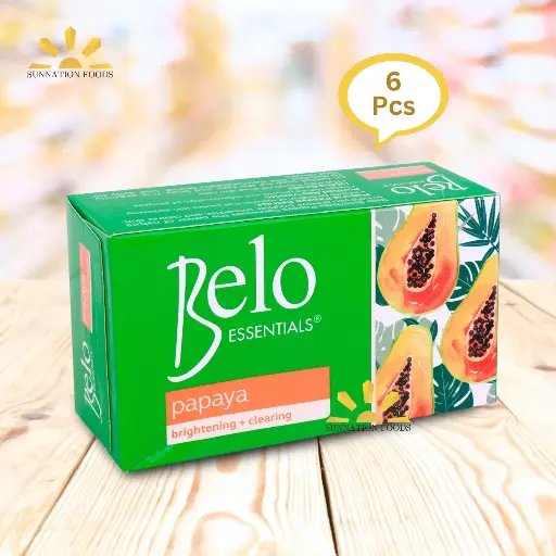 [3942] Belo ESS. Soap PAPAYA GREEN 6x135g (Inner)
