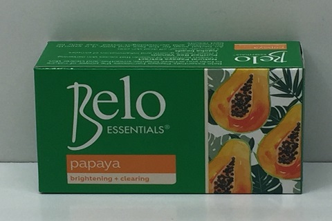 [1393] Belo ESS. Soap PAPAYA GREEN 72x135g