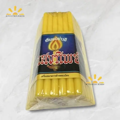 [3528] Candle #15 YELLOW 40x(5“x51pc)