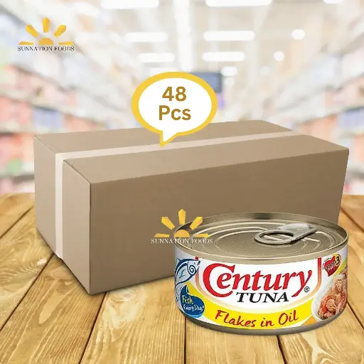 [1099] Century Tuna FLAKES IN OIL 48x180g