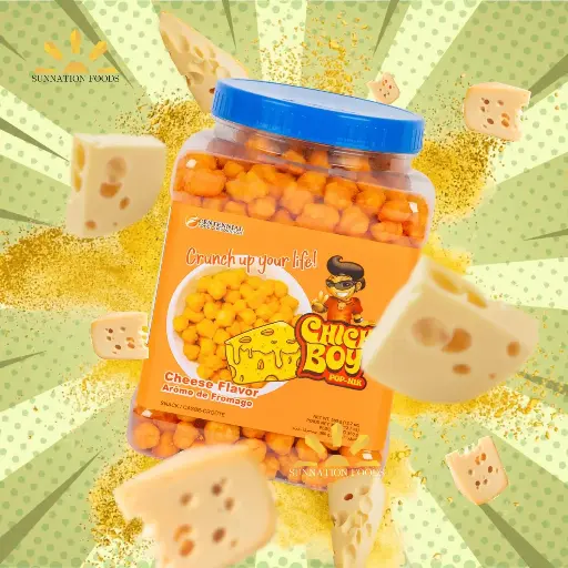 [4447] Chickboy Pop-Nik Cheese Flavor 12x360g