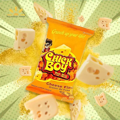 [4109] Chickboy Pop-Nik Cheese Flavor 100g x 40 