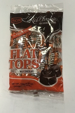 [1160] Flat Tops Milk Chocolate 24x150g