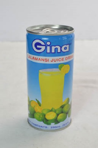 [1166] Gina CALAMANSI Juice Drink 30x250ml