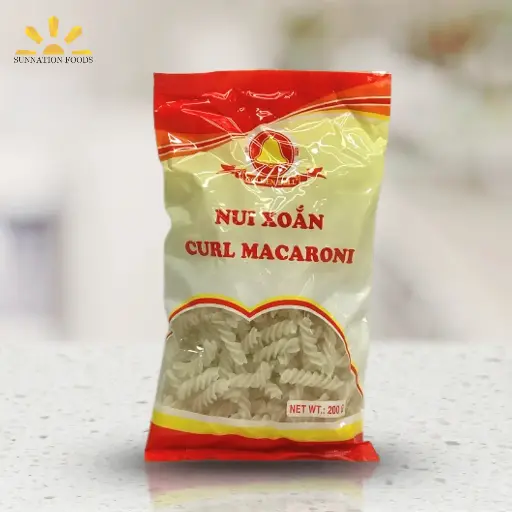 [1486] Golden Bell Rice MACARONI WHITE (Curl) (Xoan) 30x200g