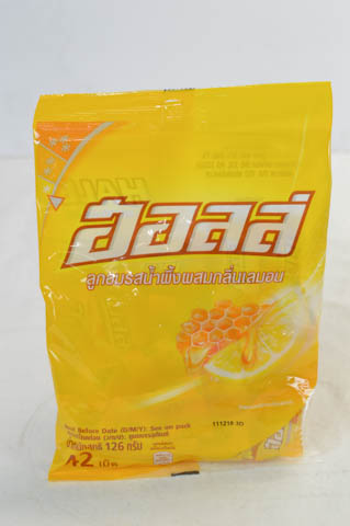 [3224] Halls HONEY LEMON Candy (Thai) Y 24x140g