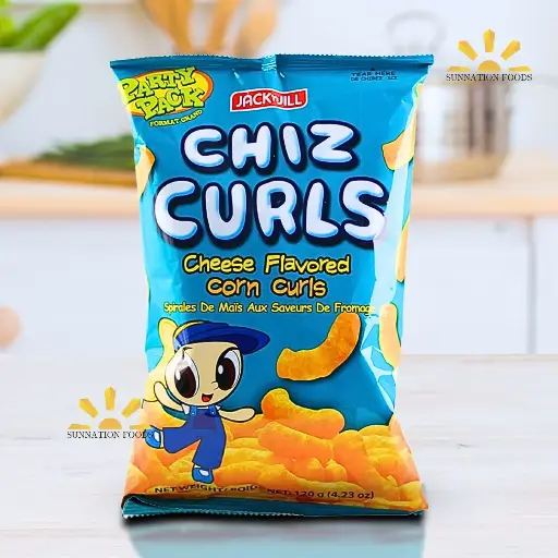 [1192] JJ CHIZ CURLS Party Pack 18x120g