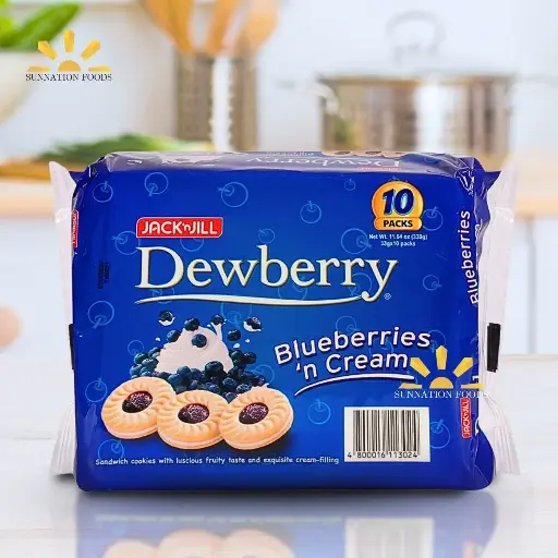 [1126] JJ DewBerry BLUEBERRIES N'Cream 20x(10x33g)