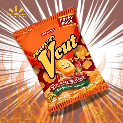 [4388] JJ VCUT SPICY BBQ Party Pack 18x155g