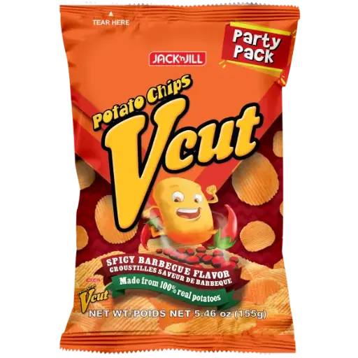[4388] JJ VCUT SPICY BBQ Party Pack 18x155g