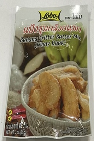 [3303] Lobo BANANA FRITTER Batter Mix 120x85g