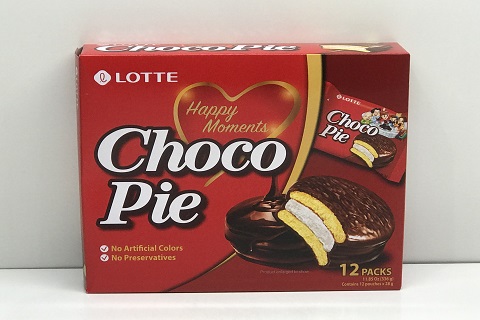 [3719] Lotte Choco Pie - CHOCOLATE 8x(12x28g)