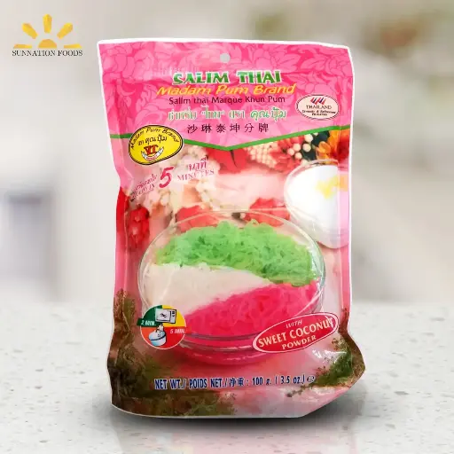 [4056] M Pum SALIM Thai (Instant Tapioca w. Sweet Coconut Powder) 30x100g