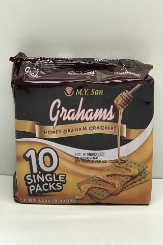 [4547] M.Y. San GRAHAMS Crackers HONEY 20x(10x25g)