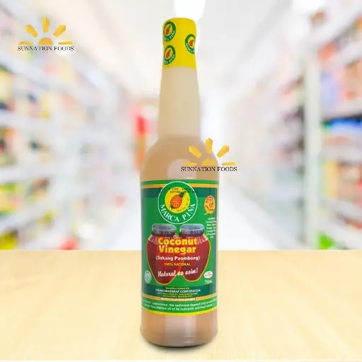 [1240] Marca Pina COCONUT Vinegar (Sukang Paombong) 12x750ml